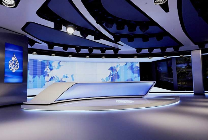 Al-Jazeera Studiobau in London