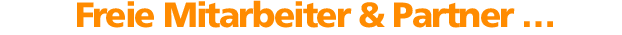 Freie Mitarbeiter & Partner …
